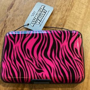 Aluminum Wallet ~~~ Hot Pink Design
